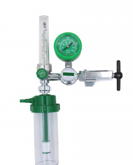 Medical oxygen regulator humidifier bottle