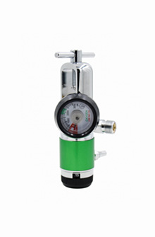 Brass click style oxygen regulator