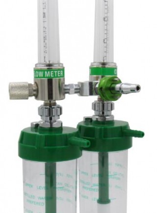Brass oxygen flowmeter