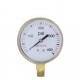 Industrial gauge for oxygen regulator high pressure