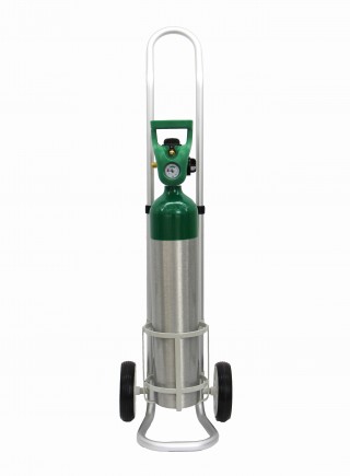 Cylinder with integrate regulator and trolley