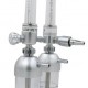 Aluminium oxygen flowmeter with aluminium humidifier bottle
