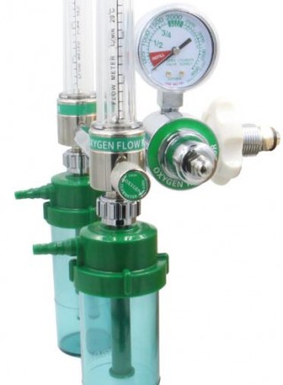 Diaphragm type bull nose oxygen inhalator