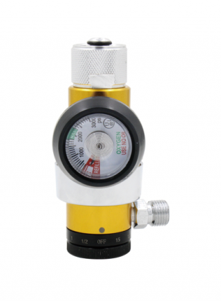 Western style oxygen regulator