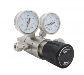 Double stage stainless steel regulator