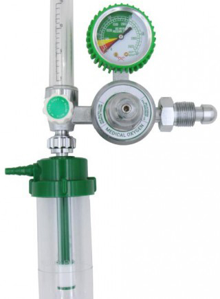 Diaphragm type bull nose oxygen inhalator