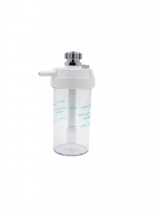 Medical oxygen regulator humidifier bottle