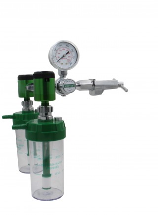 Pin yoke oxygen inhalator