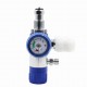 Brass click style oxygen regulator