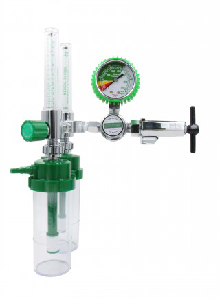Pin yoke oxygen inhalator