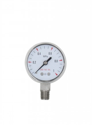 Industrial gauge for oxygen regulator high pressure