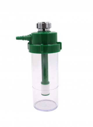 Medical oxygen regulator humidifier bottle