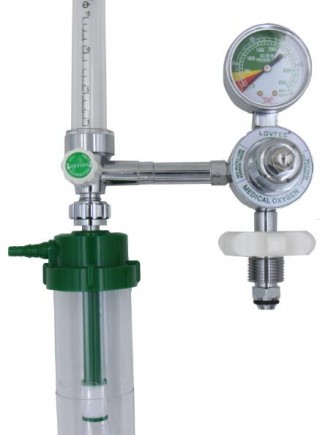 Diaphragm type bull nose oxygen inhalator