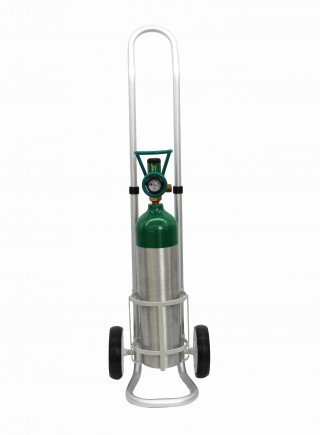 Cylinder with integrate regulator and trolley