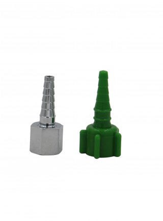 Plastic brass green  Christmas tree connector