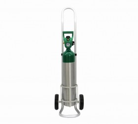 Cylinder with integrate regulator and trolley