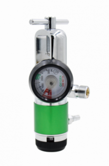 Brass click style oxygen regulator