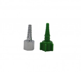 Plastic brass green  Christmas tree connector