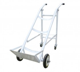 Big steel cylinder trolley
